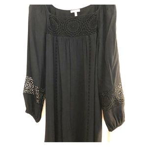 Joie black long sleeve dress